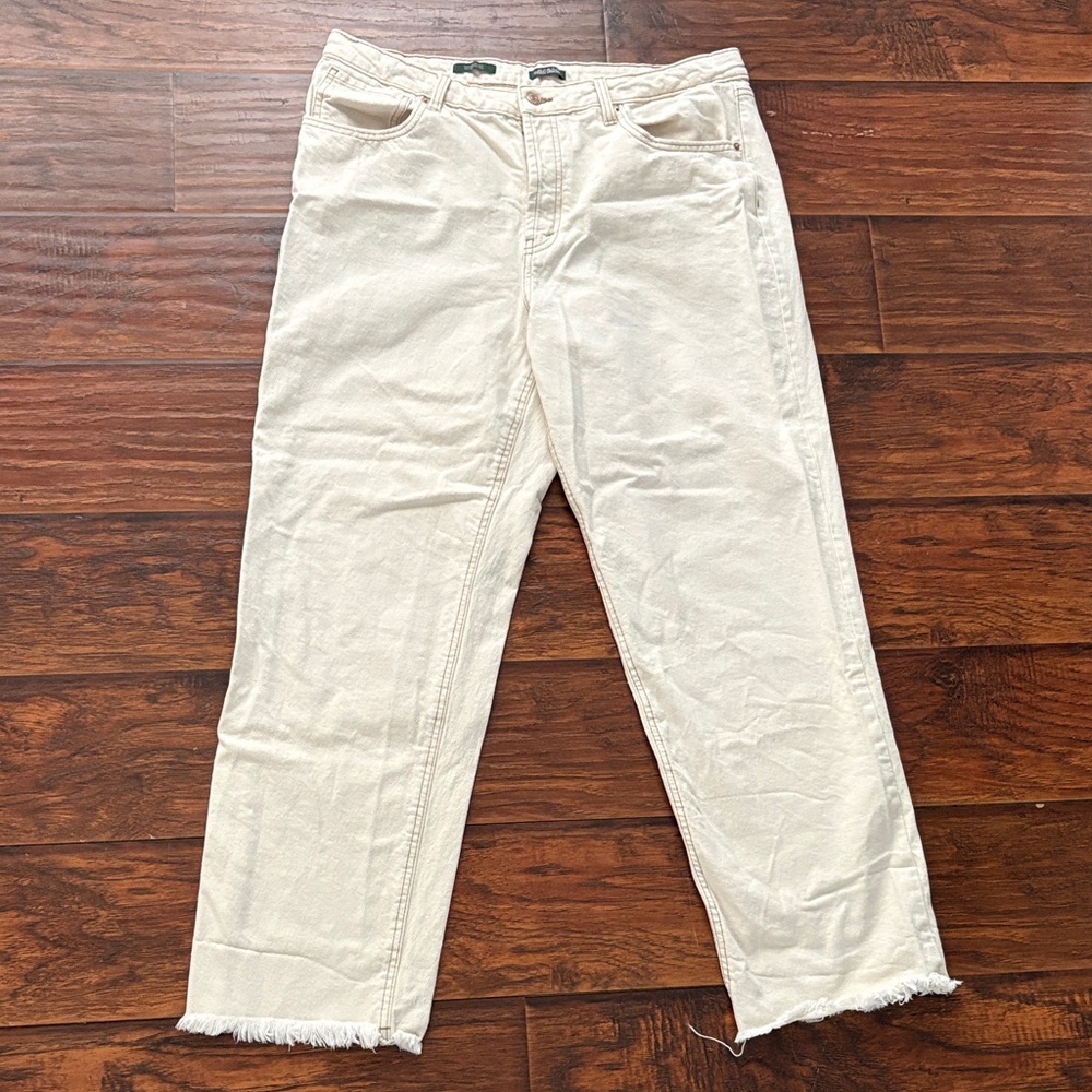 Wild Fable Cream Denim Pants